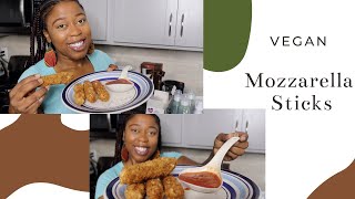 Vegan Mozzarella Sticks Delicious! 🧀