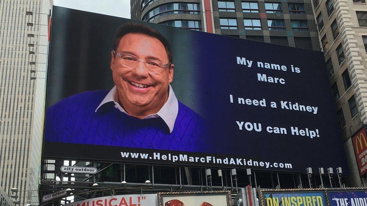 Cancer survivor uses Times Square billboard to find kidney donor