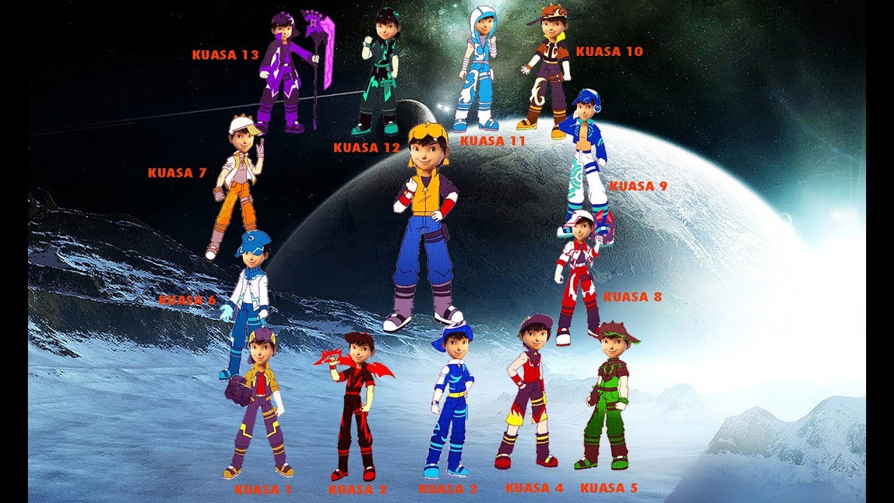  BOBOIBOY  Kuasa  13 Kuasa  Baru  di Boboiboy  Galaxy prediksi 