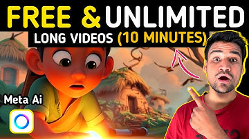 Generate Long YouTube (16:9) Videos Using Meta AI | FREE & UNLIMITED