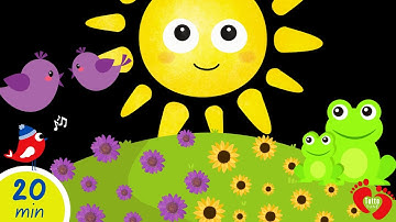 Baby Sensory Colors | High Contrast Visuals & Soft Music for Baby Stimulation