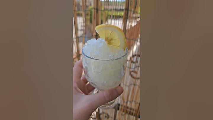 GRANITA SICILIANA 🍋 3 ingredienti #granita #limoni #ricetteestive #ricettefacilieveloci