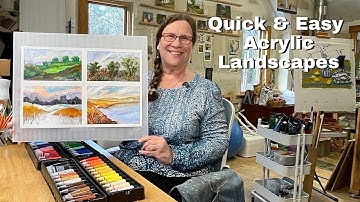 Want EXPRESSIVE LANDSCAPES? QUICK & EASY Intuitive Painting Process!