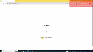 Counter App in JavaScript