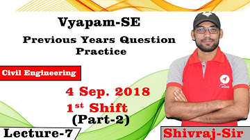 Vyapam-Sub Engineer Previous Year MCQ Practice Session By Shivraj Sir| Navigate Institute|Lecture-7