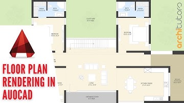 How to Render a Floor Plan in AutoCAD (Easy)