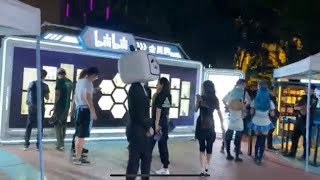 Bilibili's event bilibili Jishi Night landed in Shanghai's 100-year-old Nanjing Road Bilibili Ani...