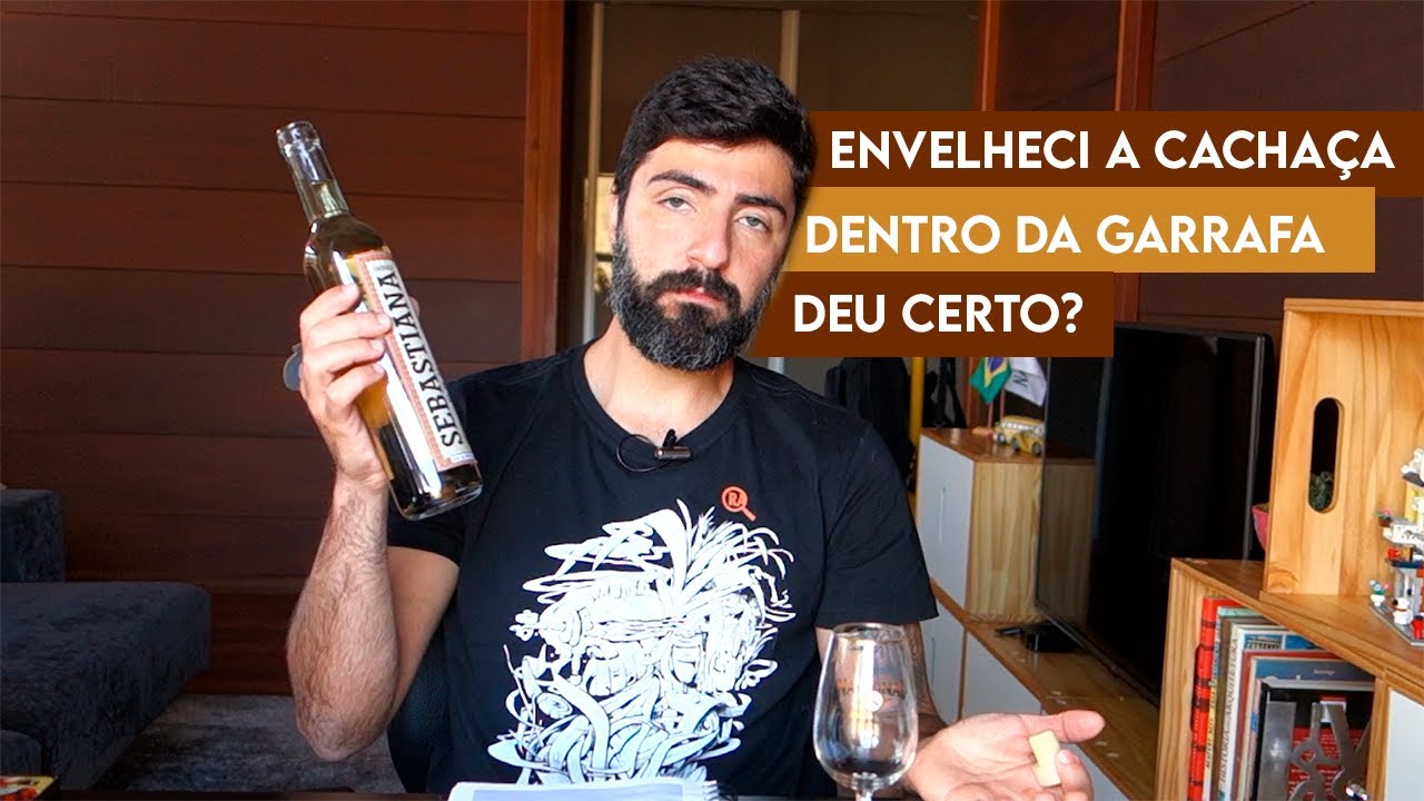Rafael Araújo - Como envelhecer Cachaça em casa 1 ano depois - Master Blender Kit Cachaça Sebastiana