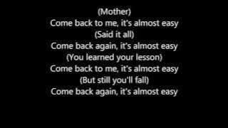 Avenged Sevenfold - Almost Easy [Lyrics]