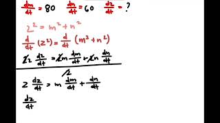 APPLICATION OF DERIVATIVES: FINDING RELATED RATES TUTORIAL