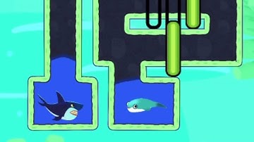 Perfect Level #16 - Save The Fish - Pull the Pin Gameplay All Levels Walkthrough Games Android Ios