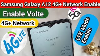 Samsung galaxy A12 VoLTE and 4G+ network Enable screenshot 4