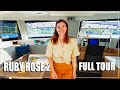 Seawind 1370 catamaran full tour part 1 deck cockpit saloon  galley