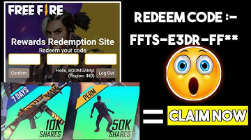 FREE FIRE TODAY REDEEMCOD | FREE FIRE REDEEM CODE PROBLEM | TODAY FREE FIRE REDEEM CODE | ITS BG FF