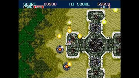 Thunder Force II (Genesis) Gameplay Sample