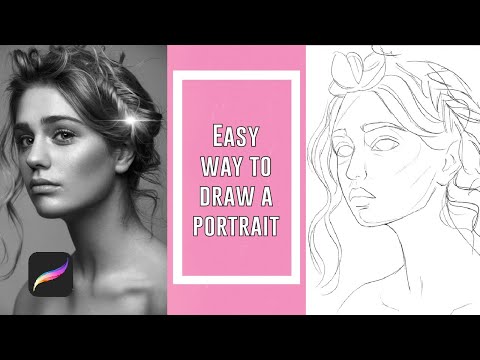 HOW TO DRAW A PORTRAIT IN PROCREATE FROM REFERENCE