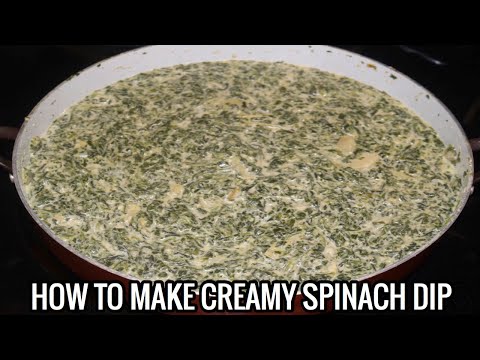 COME FARE CREMOSO tuffo spinaci e carciofi