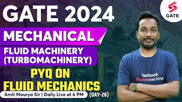 Fluid Mechanics Previous Year Question Paper | GATE 2024 Mechanical Lecture | Amit Maurya Sir