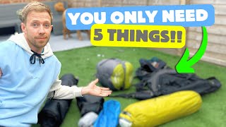 WILD CAMPING: The only 5 essential things you need + 5 optional extras!