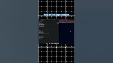 Neon 3D Tech Logo Animation – HTML + CSS Only 💎