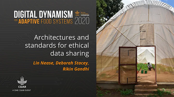 Architectures and Standards for Ethical Data Sharing - 2020 Convention session