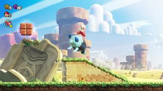Super Mario Bros Wonder World 1 Bulrush Coming Through Secret Exit And Secret Warp Captain Toad