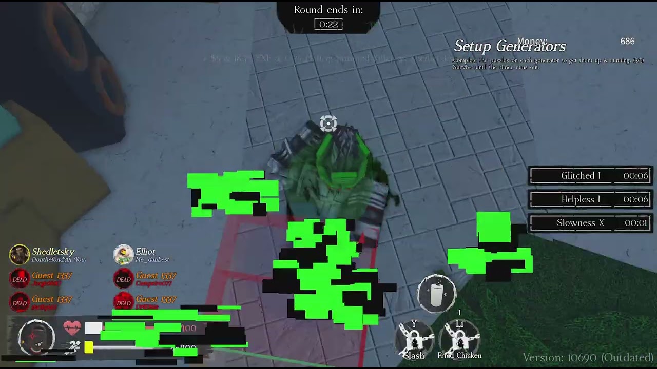 Once again ending up in last man standing.