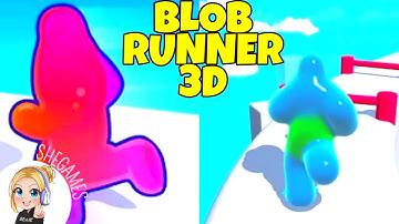 Blobbing my way through BLOB RUNNER 3D!! (Mobile Game)