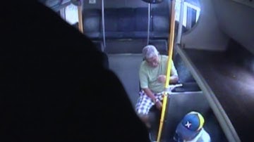 Video shows explosions outside, pandemonium inside VIA bus after it crashes through utility pole