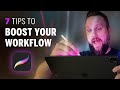 How to STREAMLINE Your Workflow in Procreate: 7 QUICK Tips!