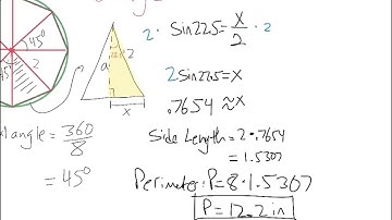 6-1 Using Trigonometry to find the Area of Regular Polygons