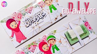 DIY Slider Card\/ Single Slider Invitation\/ DIY Eidi Envelope\/ How to make Envelope || MS Kraft Store