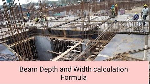 How to calculate Depth & Width of Beam