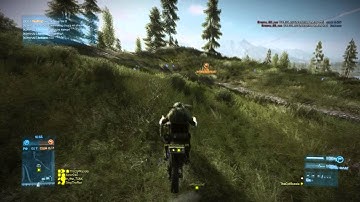 BF3 | End Game | Fly a motorbike 512 meters | Kiasar Railroad