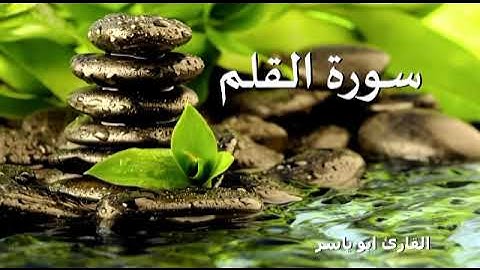 سورة القلم | بصوت القارىء عبد الرحيم أبو ياسر