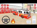 Real fire truck driving simulator fire fitting || @Techno Gamerz @Total Gaming