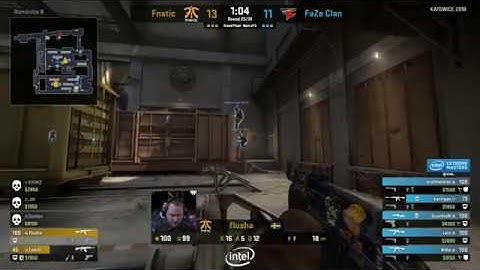 fnatic flusha ACE IEM KATOWICE 2018