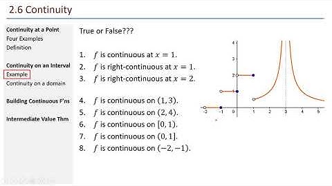 Math 211 - 2.6 Continuity