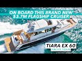 On board this brand new $3.7m flagship cruiser | Tiara 60 EX yacht tour | Motor Boat &amp; Yachting