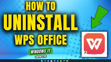 How to Completely Uninstall WPS Office from Windows 11 | PC & Laptop