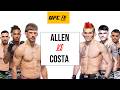 Breaking Down Every Fighter On UFC FN Allen Vs Costa And Predictions 