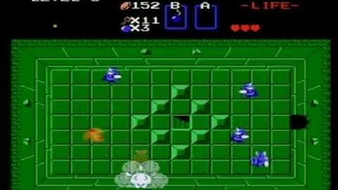 The Legend of Zelda -- No Sword, No Rings, 3 Hearts, and No Death or Continues Challenge First Quest