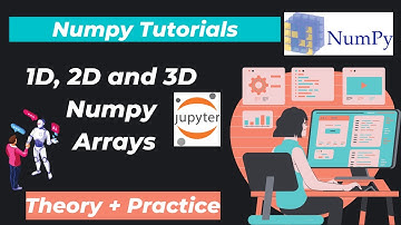 2. 1D, 2D and 3D Numpy Arrays