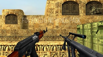 fixed fov & no hands default pack