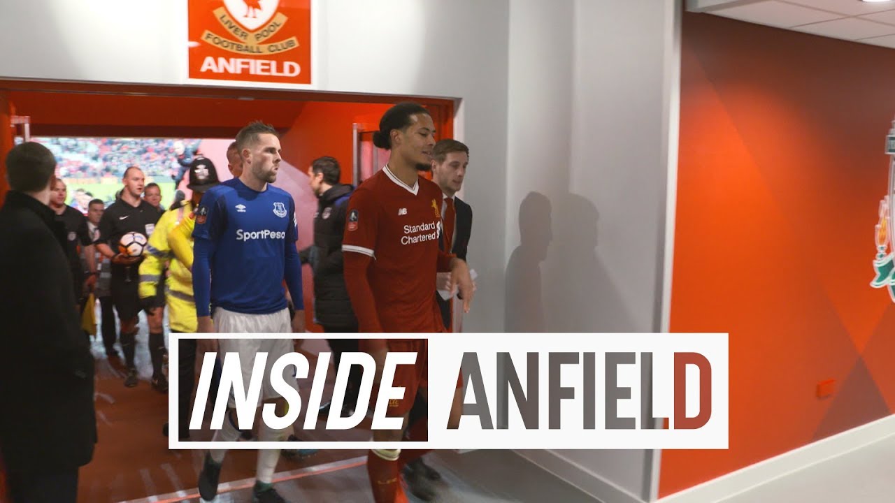 Inside Anfield Liverpool 2 1 Everton Van Dijk S Dream Debut Tunnel Cam Youtube