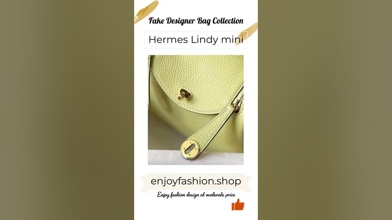 New Mini Lindy Vert Yucca Clem Ghw B #hermesminilindy We are not affiliated  with brands featured here. Fabuluxe idn is an independent…