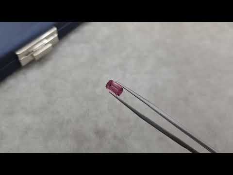 Cushion cut vivid pink spinel from Burma 1.56 ct Video  № 1