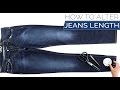 Class 33 - How to alter your Jeans length keeping the original hem - DIY