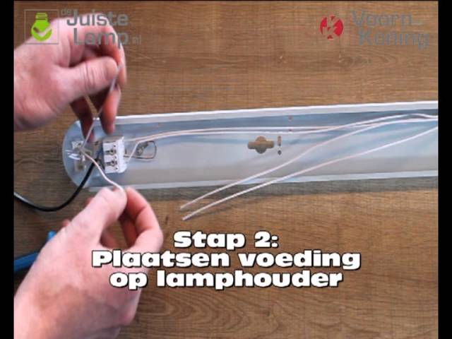 Onderhandelen Onhandig Penetratie Ombouw van HF TL armatuur voor het gebruik van Philips MasterLED of CorePro  LEDtubes - YouTube