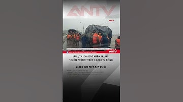 Lũ lụt lịch sử ở miền Trung "cuốn phăng" trên 13.000 tỷ đồng #antv #shorts #thoisu #mualu